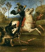 RAFFAELLO Sanzio St George Fighting the Dragon painting